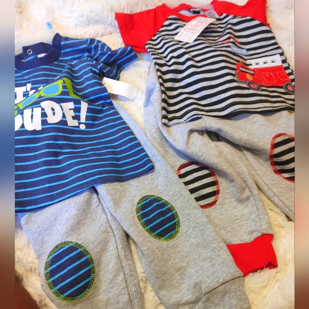 3 Toddler Boys Active Sets Sold All Together BRAND NEW With TAGS.